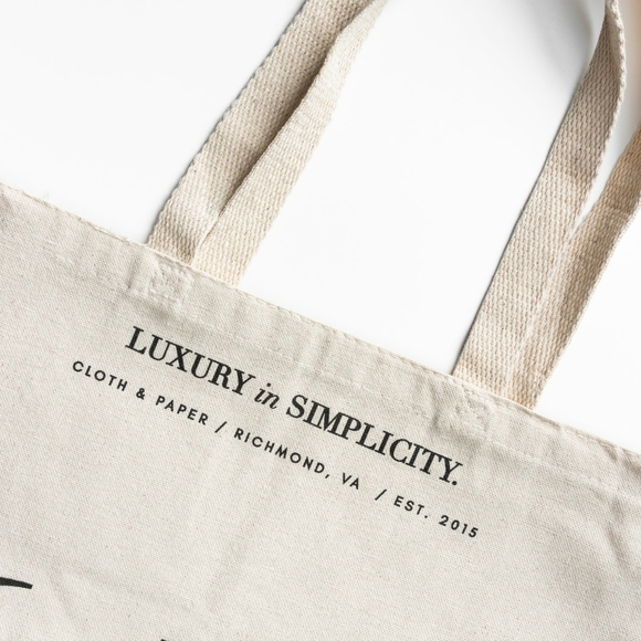 Cloth and Paper Canvas Tote 25 - Picture 2 of 16
